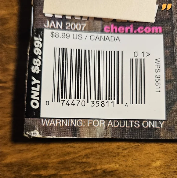 Vintage Cheri Magazine January 2007 Issue - Picture 5 of 8